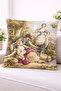 غطاء وسادة مزخرف بنمط ثنائي الاتجاه من كارلا لورين-33 مقاس 45x45