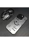iPhone 17 Compatible Silicone Edge Hard Back Anti-Fall Phone Case Smile Patterned - 8