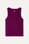 Women's Plum Fitted Sleeveless Crew Neck Blouse - 5