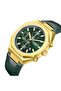 Green Leather Cord Men's Wristwatch Lc08168.175