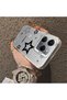Tecno Spark 20 Pro 5g Compatible Silicone Edge Hard Back Anti-Fall Phone Case Stars Patterned - 3