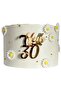 3PCS Gold 3PCS Hello 30 Glitter Cake Topper - 30th Wedding Anniversary Cake Topper, Party Cake Decor - 7