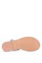 26Y465-2 Women's Stoned Flat Sandals Silver - 4