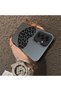 Samsung Galaxy A36 Compatible Silicone Edge Hard Back Anti-Fall Phone Case Leopard Heart Patterned - 3