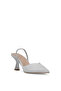Elit Pm474 K1442 Women's Classic Heeled Shoes Silver - 2
