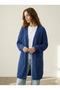 Women's Pocketed Knitwear Boucle Cardigan - 3
