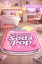 Non-Slip Base K-Pop Demon Hunters Themed Machine Washable Teen Room Carpet 80X150
