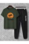 Men's Top-Bottom Set - Men's Relaxed Fit Two-Piece Set - Summer Fabric