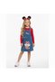 Girl's Denim Gilet Dress with Hair Accessories - 5