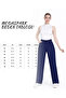 Navy Blue Lycra Velcro Closure Women's Palazzo Pants - 7
