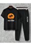 Men's Top-Bottom Set - Men's Relaxed Fit Two-Piece Set - Summer Fabric