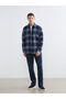 Regular Fit Plaid Gabardine Men's Shirt - 2