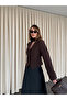 Brown Padded Scarf Jacket - 85175 - 2