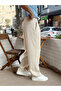 Pleated Baggy Linda Trousers Cream - 4