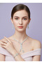 Pearl-Look Zircon Stone Luxury X Jewelry Set – Special Occasion & Event Combination - 4