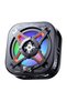 Magnetic Aluminum Magsafe Supported Phone and Tablet Cooler Radiator Silent Fan with Rgb Effect Light