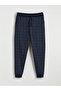 Standard Pattern Plaid Patterned Men's Pajama Bottoms - 5