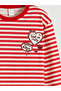 Esvab • Modern & Distinctive Zero Roba Collar Printed Girls' 2-Piece T-Shirt - 8