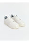 White Lace-up Women's Sports Shoes