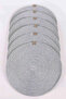 6-Piece Knitted American Service Plate Set |   Stylish Table Mat |   Decorative Set for Home & Invitation Tables - 2