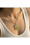 316L Steel Anti-Tarnish Women's Necklace |   Gold Color Daisy Women's Necklace - 2
