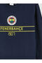 Navy Blue Fenerbahçe Printed Boys' Pajama Set (S6) - 7
