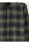 Giyçık Store Den Haki Regular Fit Wool Blend Men's Shirt - 6