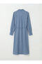 Trendlucky Striped Belted Poplin Shirt Dress with a Difference - 6