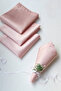 Ramazana Special 5-Piece Tableware Set (Ottoman Silk Runner and 4 Napkins) Powder-Salmon - 3