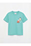 Turquoise London Printed Boys' Combed Cotton T-Shirt (S6) - 2