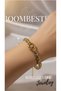Imperial Éclat Collection – V Form Stone Gold Luxury Zircon Stone Bracelet - 4