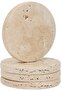 Travertine Coaster 10x1cm