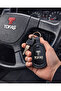 Tofaş Logo Black Leather Keychain – Laser Engraved Metal Logo – Durable and Stylish Car Keychain - 2