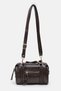 Women's Brown Wrinkled Leather Casual Style Hand, Crossbody and Shoulder Bag - 4