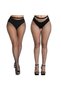 Women's High Waist Pantyhose Net Style Tights Fishnet Stockings, Pack of 2