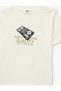 Crew Neck Short Sleeve Cotton T-Shirt with Front and Back Print - 6