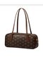 Women's Patterned Baguette Hand and Shoulder Bag-Faux Vegan Leather - 3