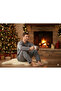 Home Wear Men's Fleece Pajama Set - Winter Soft Texture Top and Bottom Set - 3