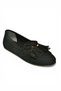 Y996271002 Black Suede Tassel Detailed Women's Ballerinas - 5