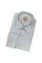 Classic Wide Cut Plain Long Sleeve Cotton Men's Shirt