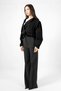 Trench Coat Women's Short Trench Coat Jacket Bomber Jacket Double Breasted Lined Buttoned Seasonal Black Stylish - 3