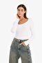 Slim Fit Ribbed Camisole T-Shirt G8479Ax26Sp - 3