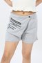 Girl's Printed Asymmetrical Shorts with Elastic Waist and Wrap Closure - Zipper Pocket Detail - 4