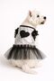 Small Breed Silver Heart Dog Outfit Dog Dress (1-10kg) - 4