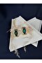 Sawarovski Stone Diamont Shuttle Earrings Gold Plated - 7