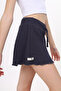 Girl's Basic Ribbed Shorts with Elastic Waist - Detailed Cuffs - 5