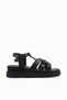 Elara Serena Women's Sandals 0012810 Black - 6