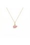 316L Anti-Tarnish Steel Gold Color Swan Model Women's Necklace - 3