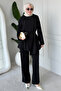 Double Set with Buckle M3004 Black - 2