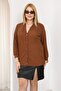 Plus Size Soft Textured Basic Cardigan - 5